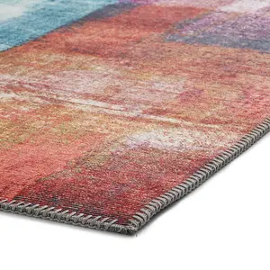 Multi Modern Easy to Clean Abstract Rug For Dining Room Bedroom Living Room-150cm X 230cm