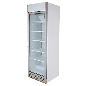 Contender 343L Commercial Glass Door Display Fridge