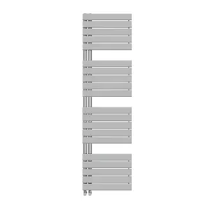 Rinse Designer Heated Towel Rail Bathroom Ladder Radiator Warmer Central Heating Rads Flat Panel Chrome 1800x500mm