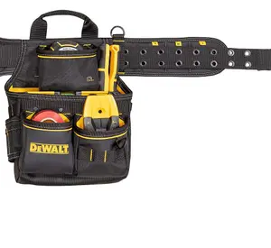 Dewalt DWST40603-1 Heavy Duty Tool Rig Toolbelt Drill Pouch + Brace Suspenders