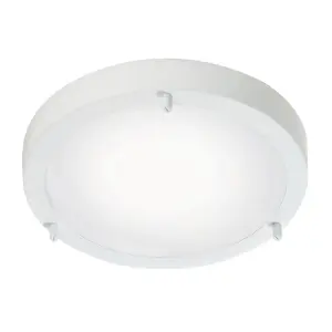 Nordlux Ancona Bathroom Ceiling Light White IP44 E27