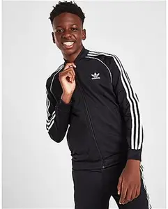 Adidas Originals SST Track Top Junior - Black - Kids - Size 8-9Y -