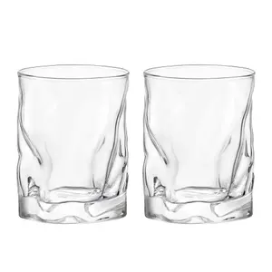 Bormioli Rocco - Sorgente Double Whisky Glasses - 420ml - Pack of 2