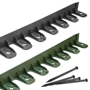 Spudulica Flexible Edging and HD Extra Edging Pins - Extra 10 Pin Pack - Secure along the Length