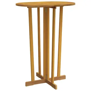 Berkfield Folding Bar Table 90x65x105 cm Solid Wood Teak