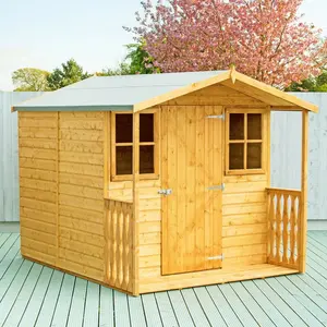 Casita 7ft x 9ft Summerhouse Shed with Veranda Yes