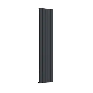 VURTU Alum1 Designer Vertical Radiator, 1800(H) x 470(W), Anthracite, 650102