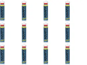 Soudal Aquafix All Weather Sealant, Clear, Seals Underwater300ml 3323 (104789) (Pack of 12)