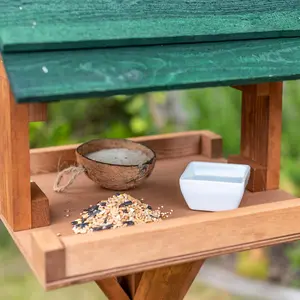 Maypole Adjustable Bird Table with Easy Clean Removable Base