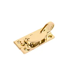 Sash Heritage Claw Fastener Art Nouveau (Non Locking) - Polished Brass