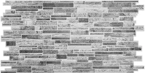 3D Wall Panels with Adhesive Included - Pack of 6 Sheets - Covering 30.38 sqft / 2.82 sqm - Decorative Modern Brick Design