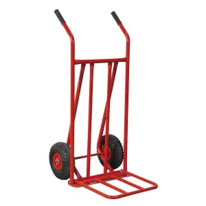 Sealey Folding Sack Truck Tubular Steel With Pneumatic Tyres 150kg CST800