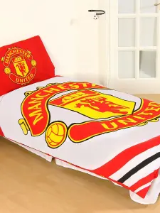 Manchester United FC Pulse Single Duvet Cover Set