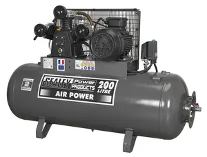 Sealey Air Compressor 200L Belt Drive 5.5hp 3ph SAC32055B