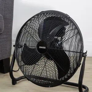 Zanussi ZNGF1621B 16inch Floor Fan in Black