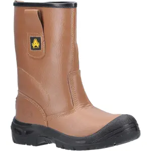 Amblers Safety FS142 Water Resistant Pull On Safety Rigger Boot Tan