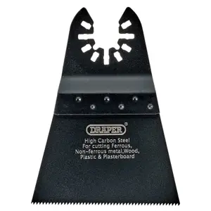 Draper  Oscillating Multi-Tool Plunge Cutting Blade, 68 x 90mm, 18 tpi High Carbon Steel 70456