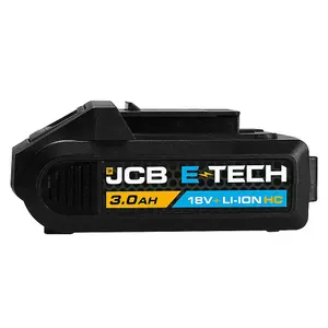 JCB 18V 45Nm Combi Drill, Variable Speed with 3.0Ah Li-ion Battery & 2.4A Fast Charger  JCB-18CD-3CXB