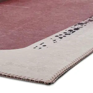 Luxurious Rose Luxurious Modern Abstract Easy To Clean Rug For Living Room Bedroom & Dining Room-150cm X 230cm