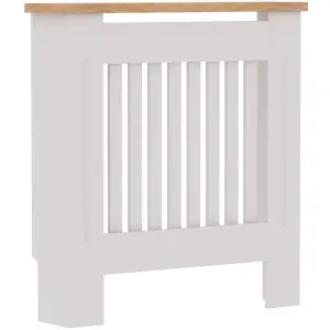 Vida Designs Arlington Small White MDF Radiator Cover