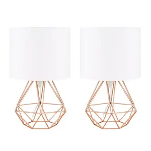 Bartelt Metal Table Lamp (Set of 2) Copper