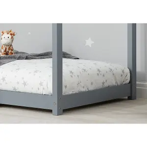 Birlea House Single Bed Frame In Grey