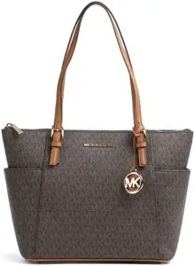 Michael Kors Jet Set Item Tote Bag Dark Brown