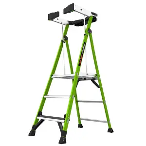 Little Giant 3 Tread Fortress GRP Platform Step Ladder