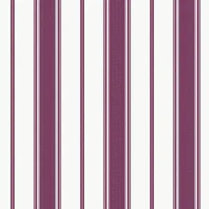 Galerie Smart Stripes 3 Purple/White Heritage Stripe Wallpaper Roll