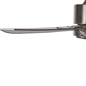 Ceiling Fan with Light Silver COYOTE