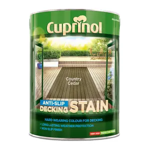 Cuprinol Country cedar Matt Decking Wood stain, 5L