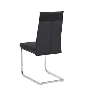 Bruno Upholstered Dining Chair Black