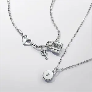 Pandora Infinity Chain Necklace - Sterling Silver - Sz. 50 cm