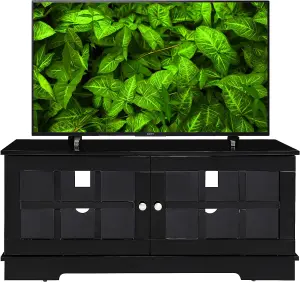 MDA Designs HAMILTON Black Traditional TV Cabinet for Flat Screens up to 55"