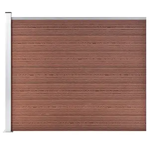 Berkfield Fence Panel WPC 175x146 cm Brown