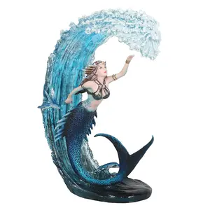 Anne Stokes Water Elemental Sorceress Collectable Figurine Light Blue/Navy (One Size)