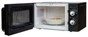 Russell Hobbs RHM1731B Inspire 17 Litre Black Manual Microwave