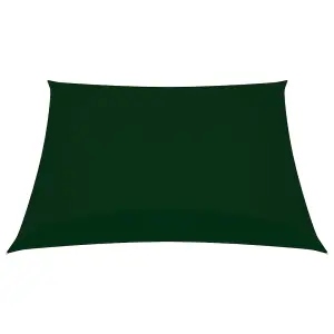 Berkfield Sunshade Sail Oxford Fabric Square 2.5x2.5 m Dark Green