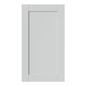 GoodHome Ashmead Matt dove grey Shaker Highline Cabinet door (W)400mm (H)715mm (T)16mm