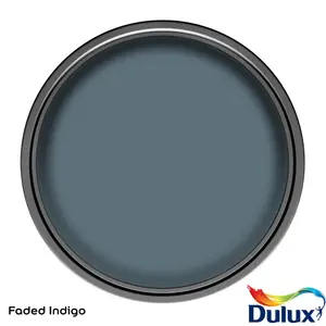 Dulux Easycare Kitchen Faded Indigo Matt Wall paint, 2.5L