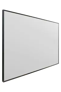 MirrorOutlet Artus - Black Aluminium Edged Wall Mirror 47" X 31" (120CM X 80CM)