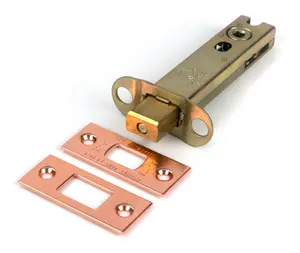 From The Anvil Polished Bronze 4" Heavy Duty Tubular Deadbolt