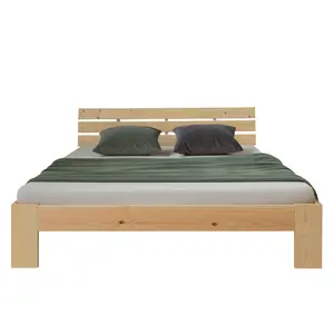 Mirielle Solid Wood Bed Natural / Super King (6') (180 x 200 cm)