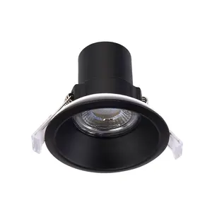 Luminosa Shieldeco CCT Recessed Downlight Matt Black Paint IP65