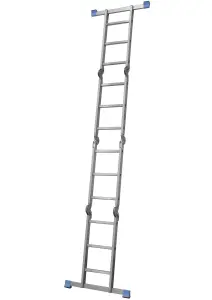 Mac Allister 3-way 3.3m Aluminium Combination Ladder