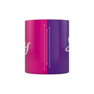 Grindstore Shantay You Stay Sashay Away Mug White/Pink/Purple (One Size)