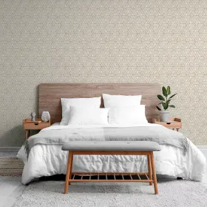 Japandi Wood Natural Wallpaper