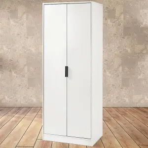 Silk Grey 2 Door Soft Close Wardrobe