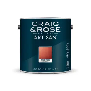 Craig & Rose Artisan Rose Gold effect Mid sheen Topcoat Special effect paint, 2.5L