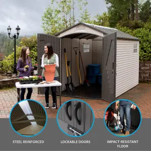 Lifetime 7 Ft. x 12 Ft. Outdoor Storage Shed